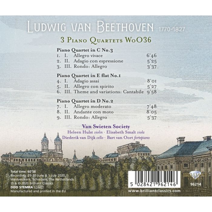Beethoven: 3 Piano Quartets WoO36 - slide-1