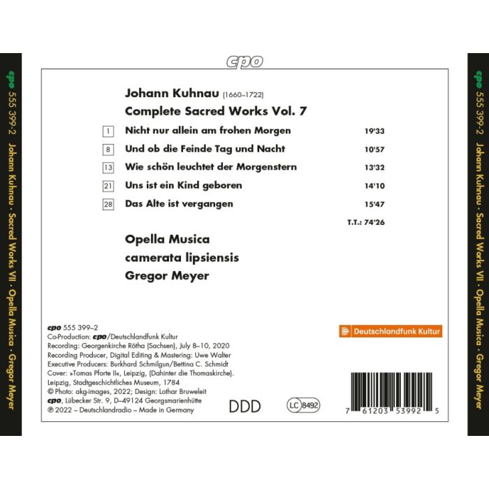 Kuhnau: Complete Sacred Works Vol. 7 - slide-1