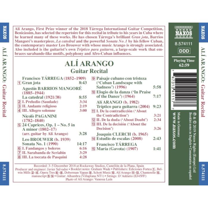 Alí Arango - Guitar Laureate Recital - slide-1