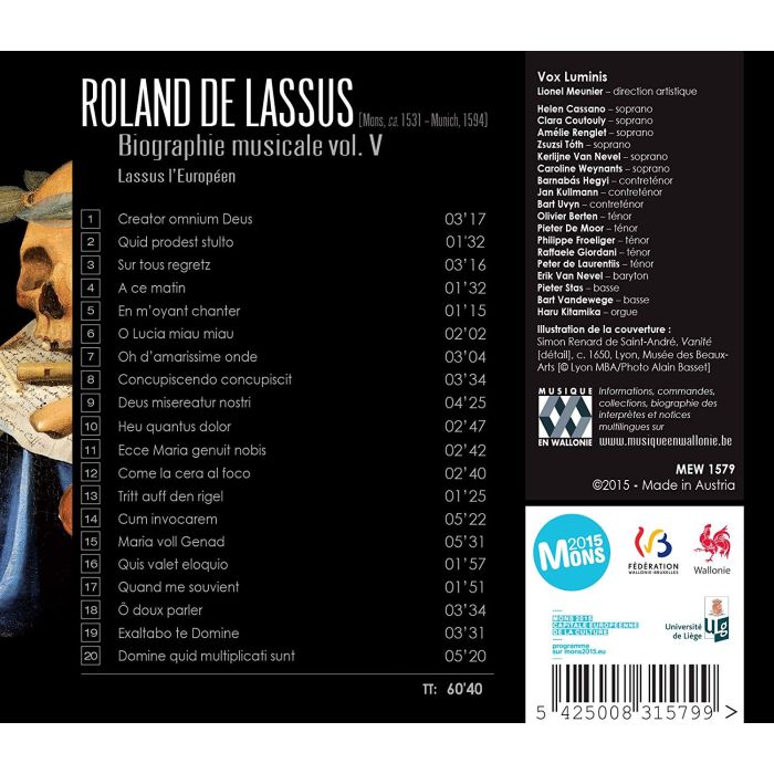 Lassus: Biograhie Musicale Vol. V - Lassus l’Européen - slide-1