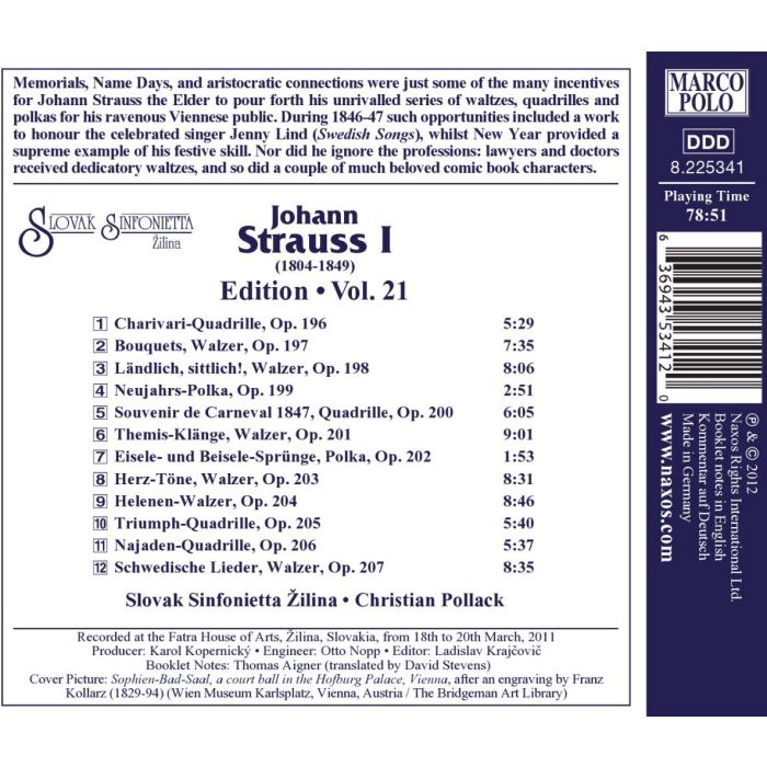 Strauss I: Edition Vol. 21 - slide-1