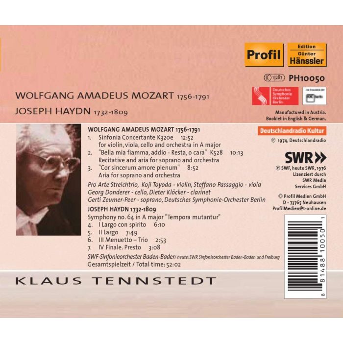 Mozart: Sinfonia Concertante, Haydn: Symphony No. 64 - slide-1
