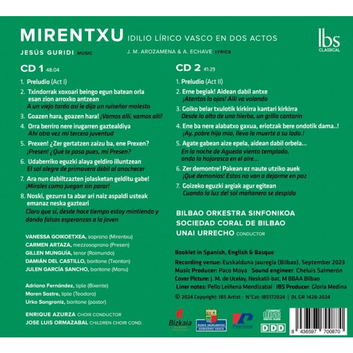 Guridi: Mirentxu, Basque Opera - slide-1