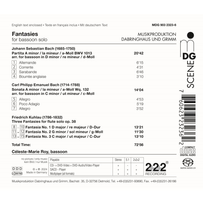 Fantasies for Bassoon Solo - slide-1