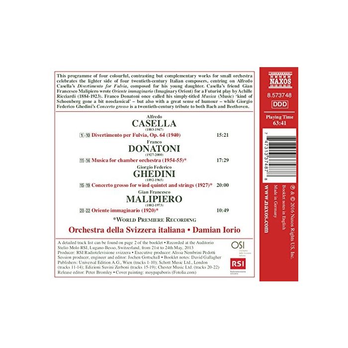 Casella: Divertimento for Fulvia - slide-1