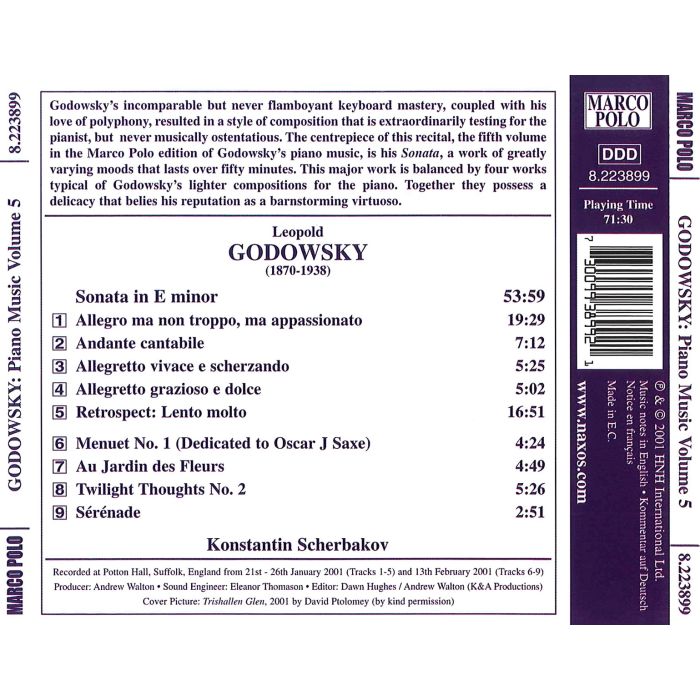 GODOWSKY: Piano music vol. 5 - slide-1