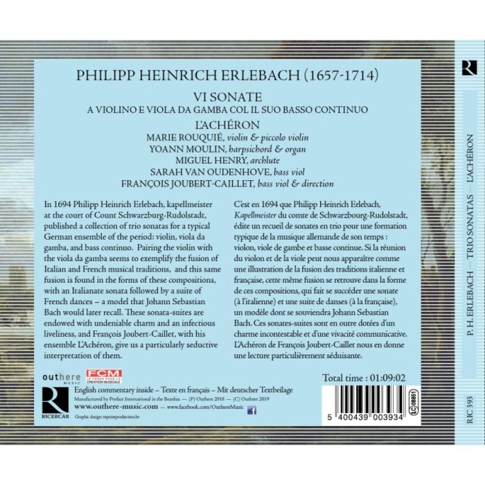 Erlebach: Complete Trio Sonatas - slide-1