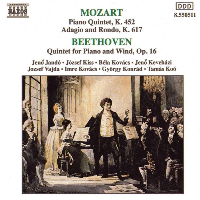 MOZART: Piano Quintet in E-Flat Major / BEETHOVEN: Piano Quintet in E-Flat Major