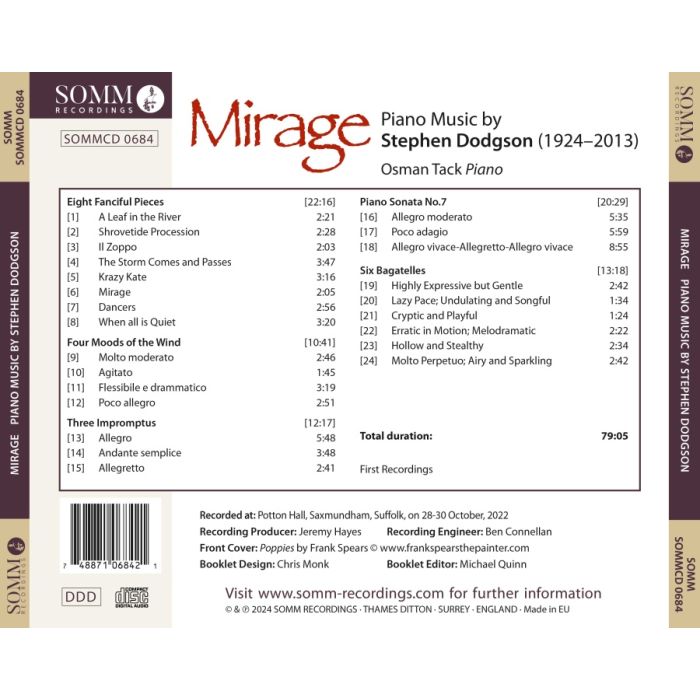 Dodgson: Mirage - Piano Music - slide-1