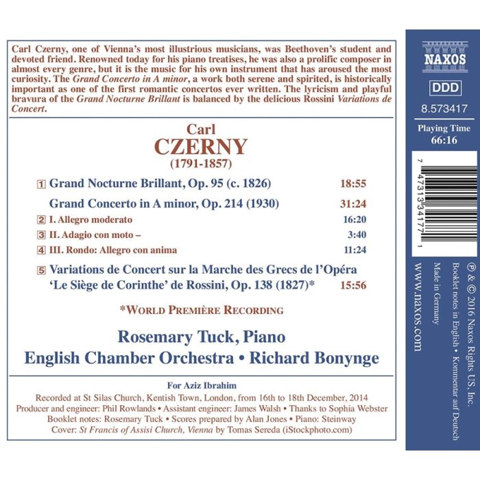 Czerny: Grand Concerto in A minor; Grand Nocturne Brillant; Variations - slide-1