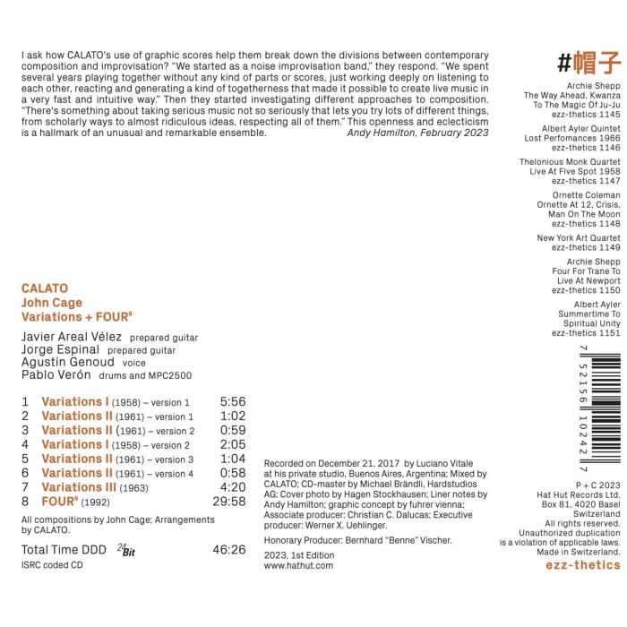 John Cage: Variations + Four6 - slide-1