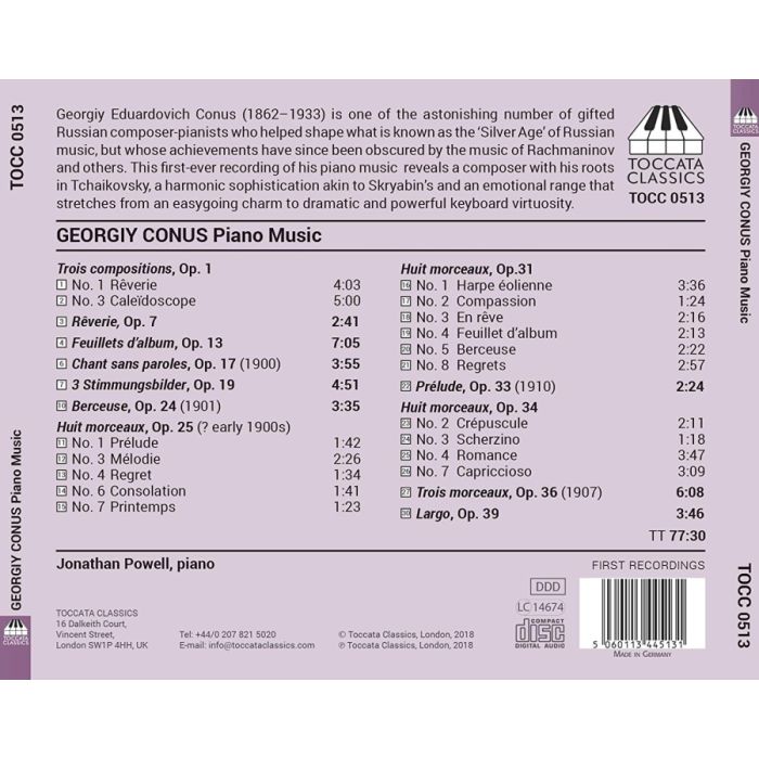 Conus: Piano Music - slide-1