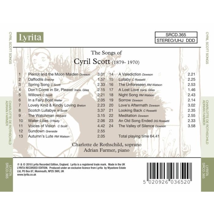 The Songs of Cyril Scott - slide-1