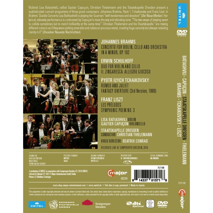 Brahms: Double Concerto; Tchaikovsky: Romeo & Juliet; Liszt: Les Preludes - slide-1