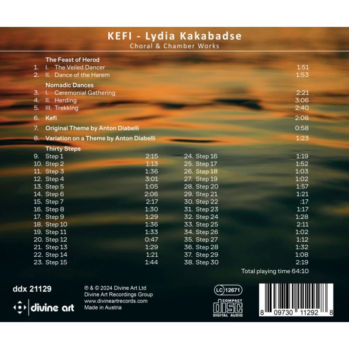 Kakabadse: Kefi - Choral & Chamber Works - slide-1