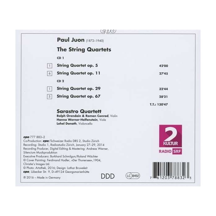 Juon: Complete String Quartets - slide-1