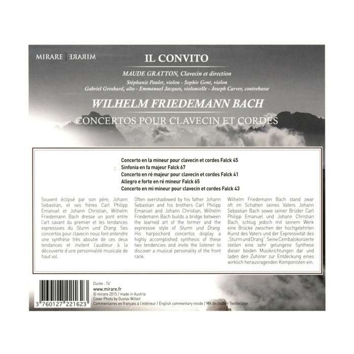 Bach, Wilhelm Friedemann: Concertos pour clavecin et cordes - slide-1
