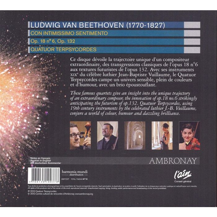 Beethoven: String Quartets op. 18 n° 6 & op. 132 - slide-1