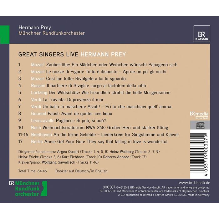 Great Singers Live - Hermann Prey - slide-1