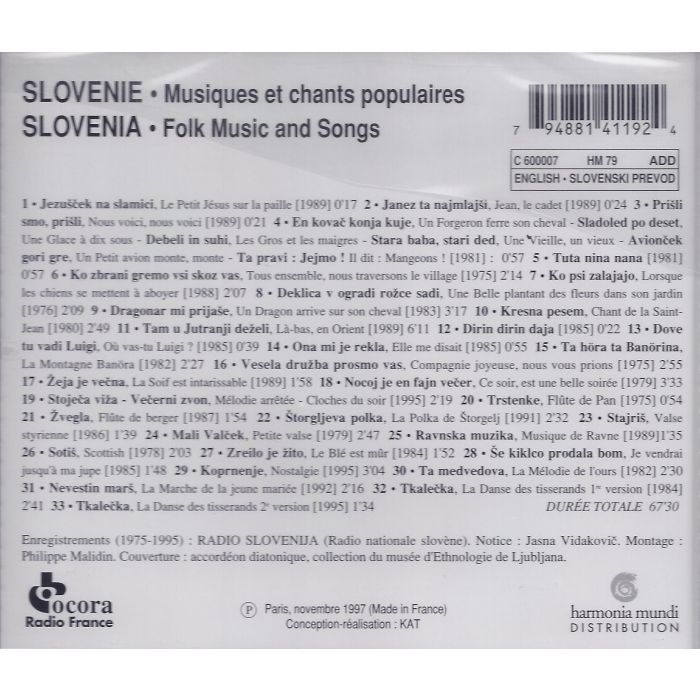 SLOVENIE - Fol Music And Songs - slide-1