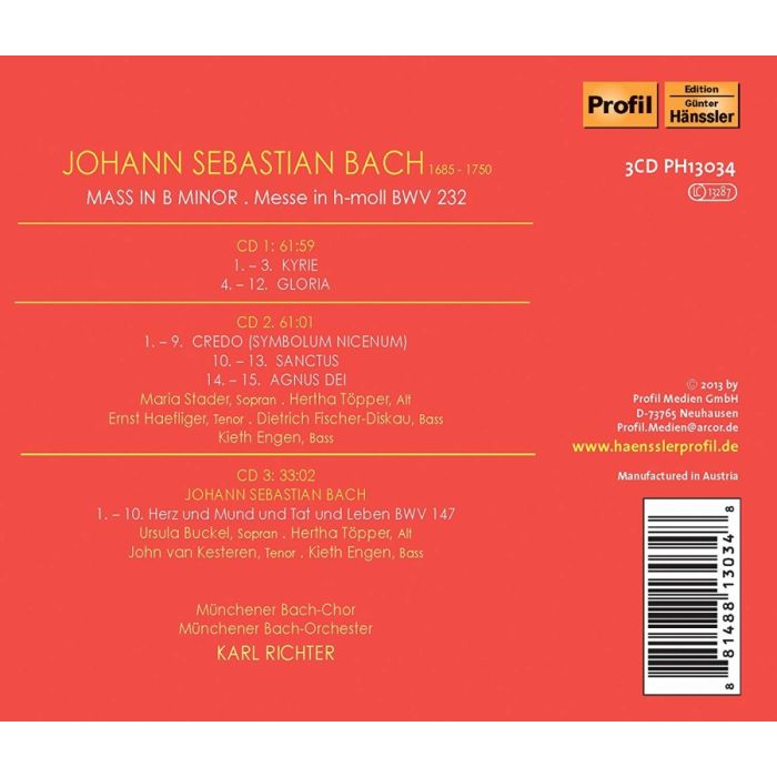 Bach: Messe h-moll, Kantate 