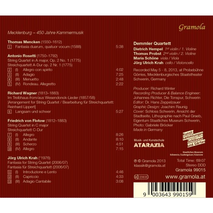 Mecklenburg - 450 Years of String Quartets - slide-1