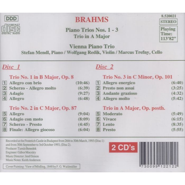 Brahms: Piano Trios Nos. 1 - 3 - slide-1