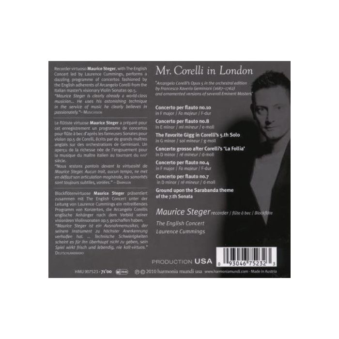 Mr Corelli In London: La Follia & Recorder Concerti after Corelli's op 5 by F. Geminiani - slide-1