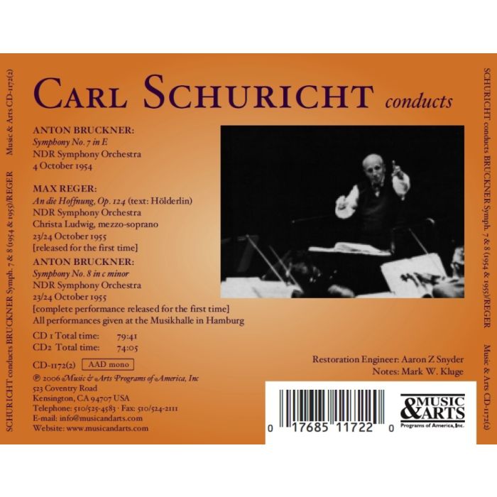 Bruckner: Symphonies Nos. 7 & 8; Reger: An die Hoffnung - slide-1