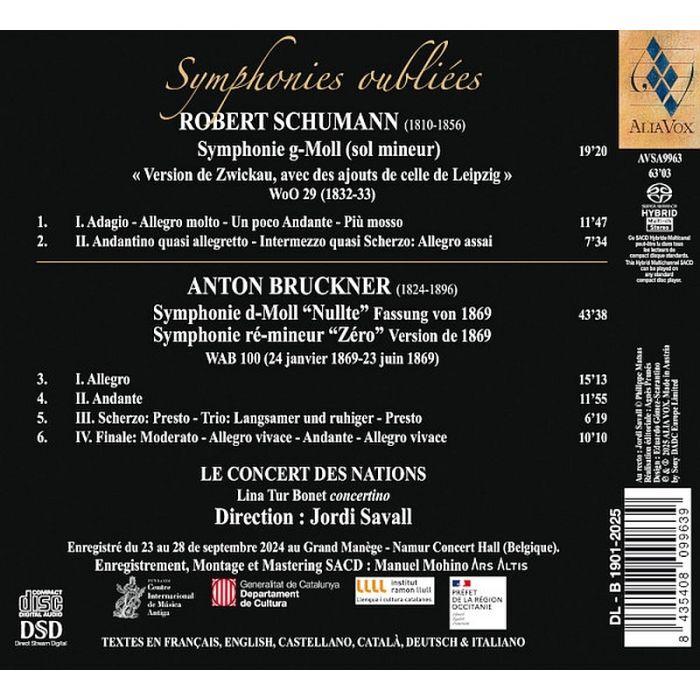 Schumann & Bruckner: Forgotten Symphonies - slide-1