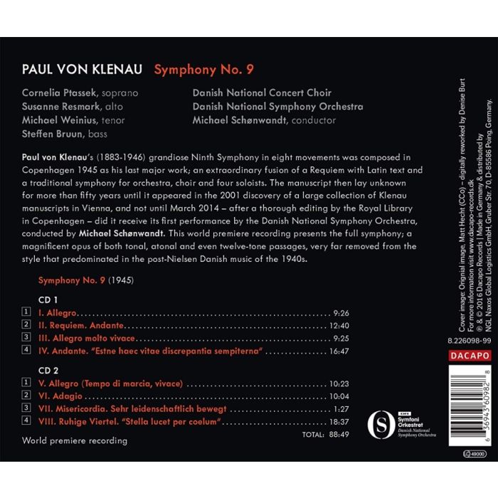 Klenau: Symphony No. 9 - slide-1