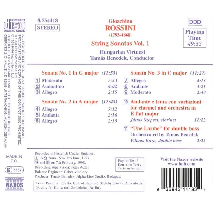 ROSSINI: String Sonatas 1+2+3 - slide-1