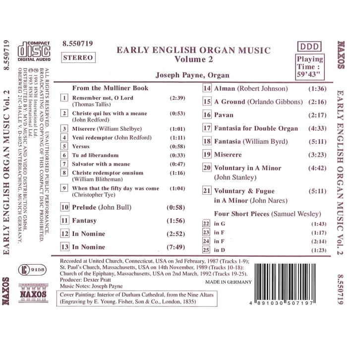 Early English Organ Music, Vol.  2 - slide-1
