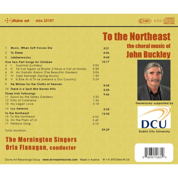 To the Northeast, Choral music by John Buckley - slide-1