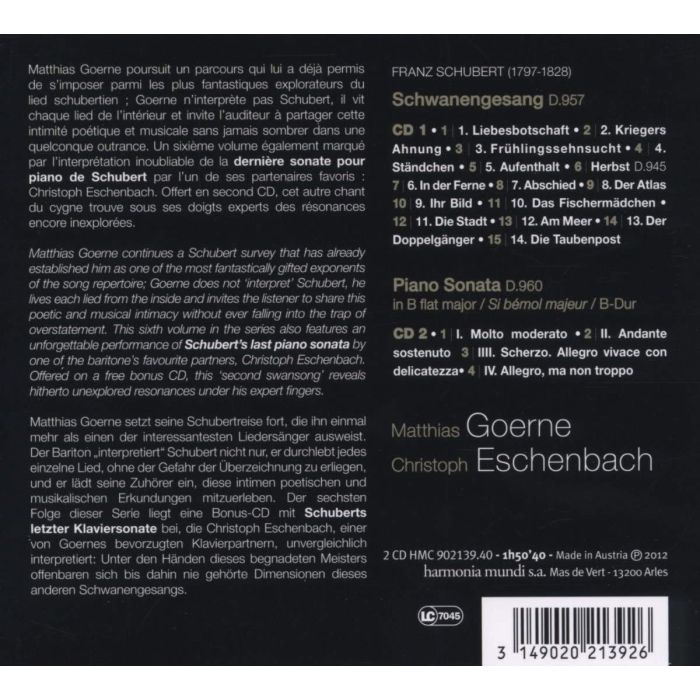 Schubert: Schwanengesang, Sonate D. 960 - slide-1