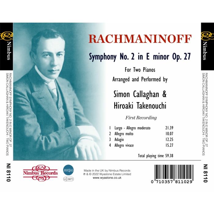 Rachmaninov: Symphony No. 2 (arrangement for two pianos) - slide-1