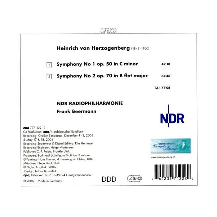 Herzogenberg: Symphonies Nos. 1 & 2 - slide-1