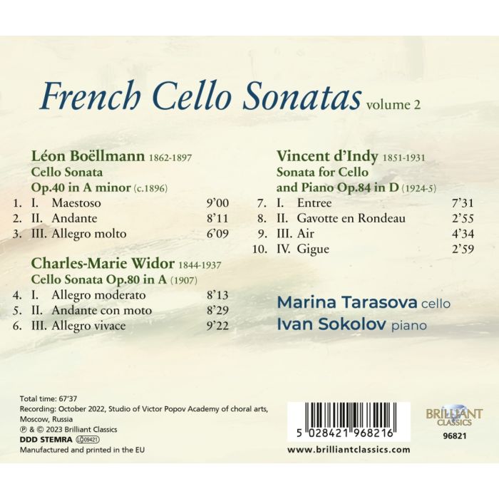 French Cello Sonatas Vol. 2 - slide-1