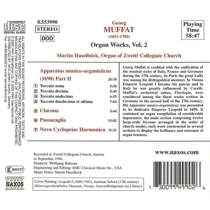 MUFFAT: Organ Works vol. 2 - slide-1