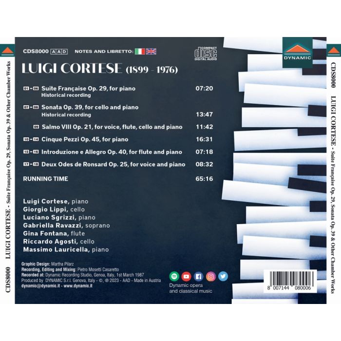 Cortese: Suite Francaise Op. 29; Sonata Op. 39 - slide-1