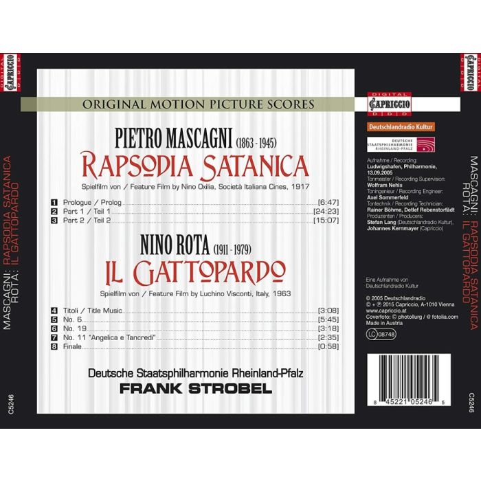 Mascagni: Rapsodia Satanica, Rota: Il Gattopardo - slide-1