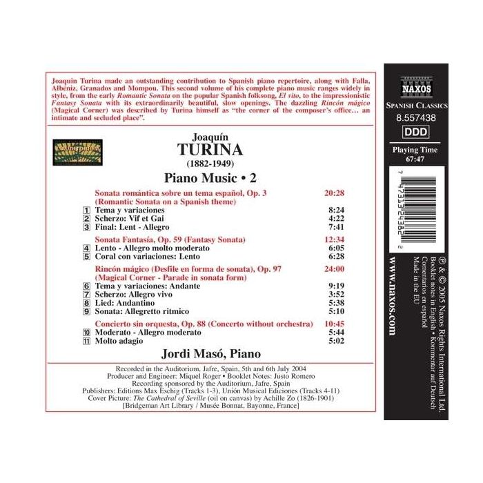 TURINA: Sonata romantica - slide-1