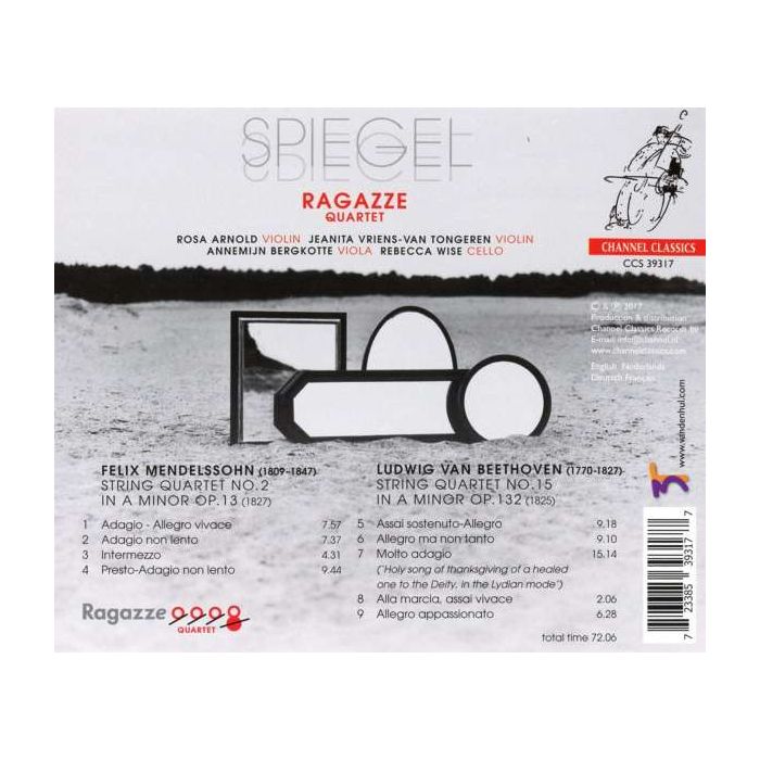 Spiegel - Mendelssohn: String Quartet no. 2 / Beethoven: String Quartet no. 15 - slide-1