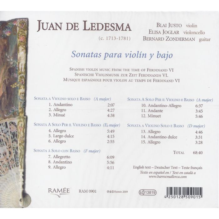 Ledesma: Sonatas para violin - slide-1