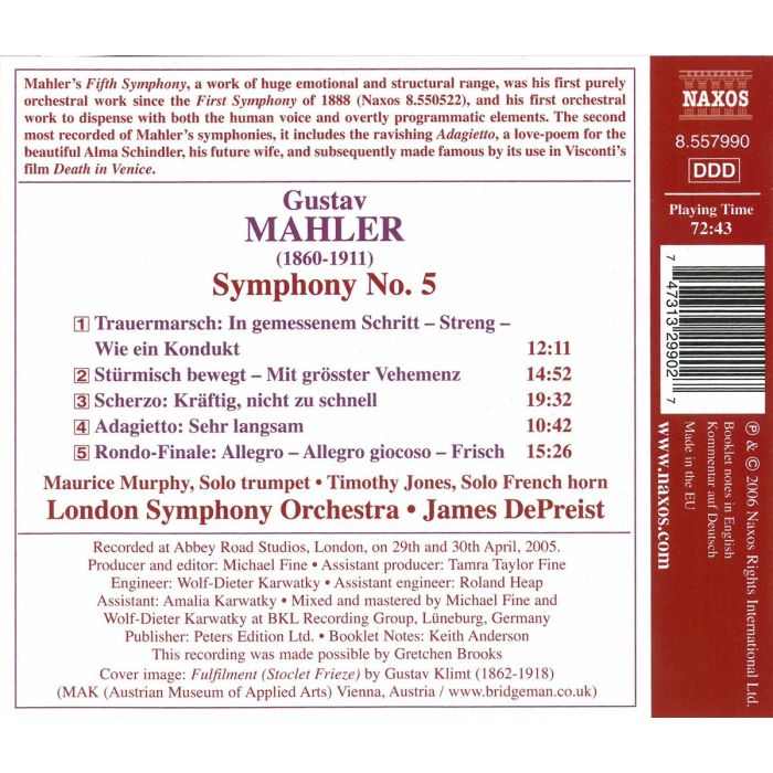 Mahler: Symphony No. 5 - slide-1