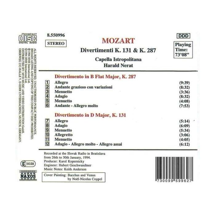 MOZART: Divertimenti - slide-1