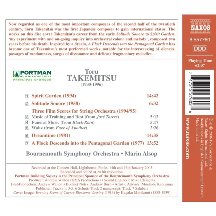 TAKEMITSU: Orchestral Works - slide-1
