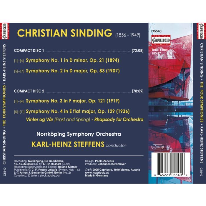 Sinding: The Symphonies - slide-1