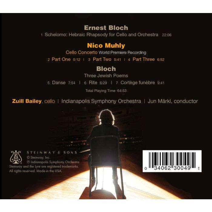 Muhly: Cello Concerto; Bloch: Schelomo & 3 Jewish Poems - slide-1