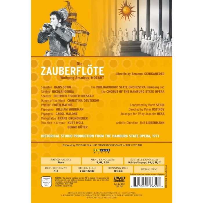 Mozart: Die Zauberflöte, Hamburg Opera 1971 - slide-1